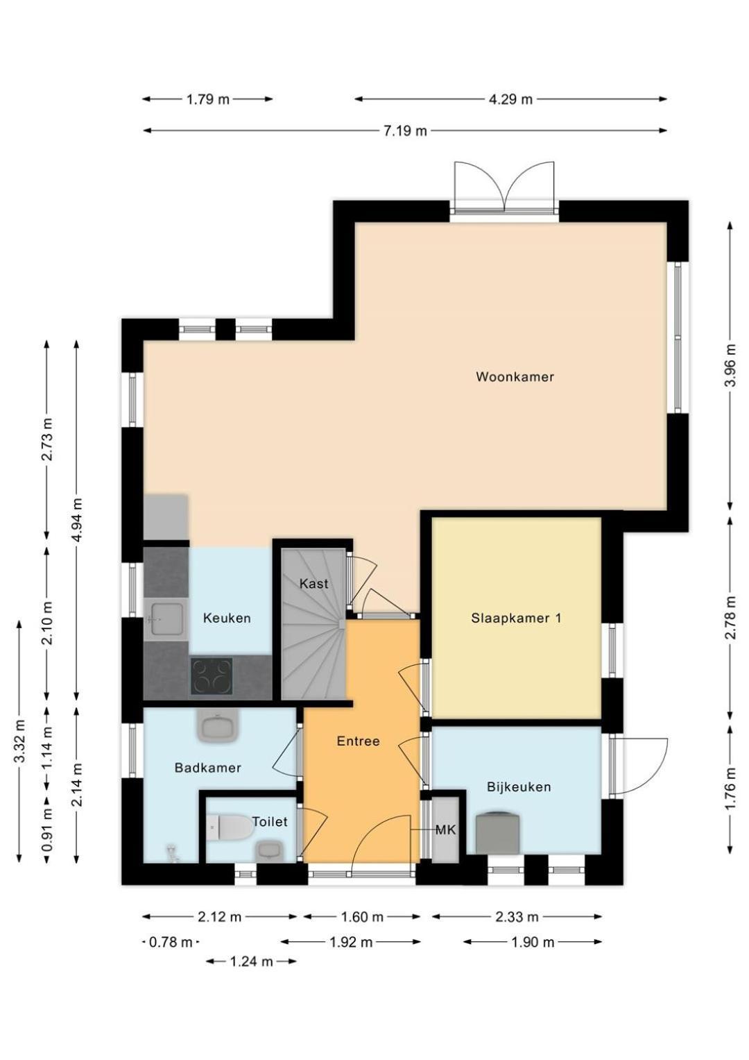 Vakantiewoning Maas en Waal 100 Ewijk Buitenkant foto